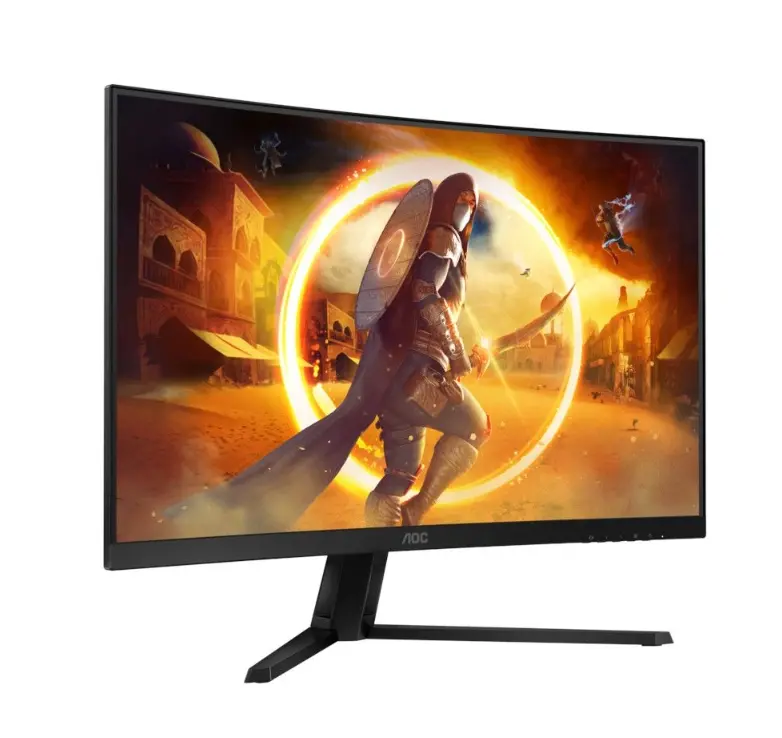 Монитор, AOC CQ32G4VE, 31.5" Curved 1500R, Fast VA WLED, 2560x1440@180 Hz, 1ms GtG, 0.5ms MPRT, 300 cd/m2, 3500:1, 80M:1 DCR, Adaptive Sync, Flicker Free, Low Blue Light, Tilt, 2xHDMI, DP - image 1