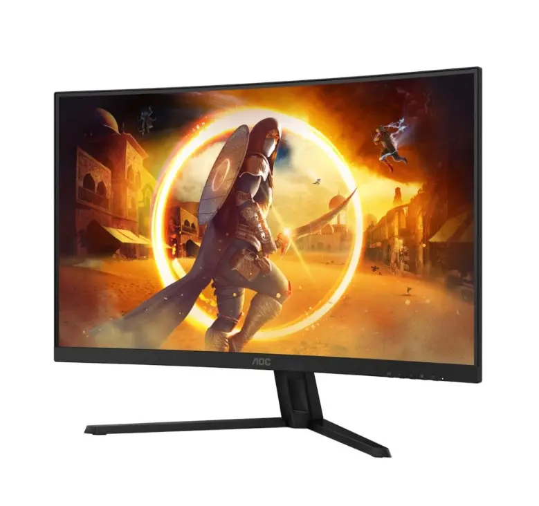 Монитор, AOC CQ32G4VE, 31.5" Curved 1500R, Fast VA WLED, 2560x1440@180 Hz, 1ms GtG, 0.5ms MPRT, 300 cd/m2, 3500:1, 80M:1 DCR, Adaptive Sync, Flicker Free, Low Blue Light, Tilt, 2xHDMI, DP - image 2