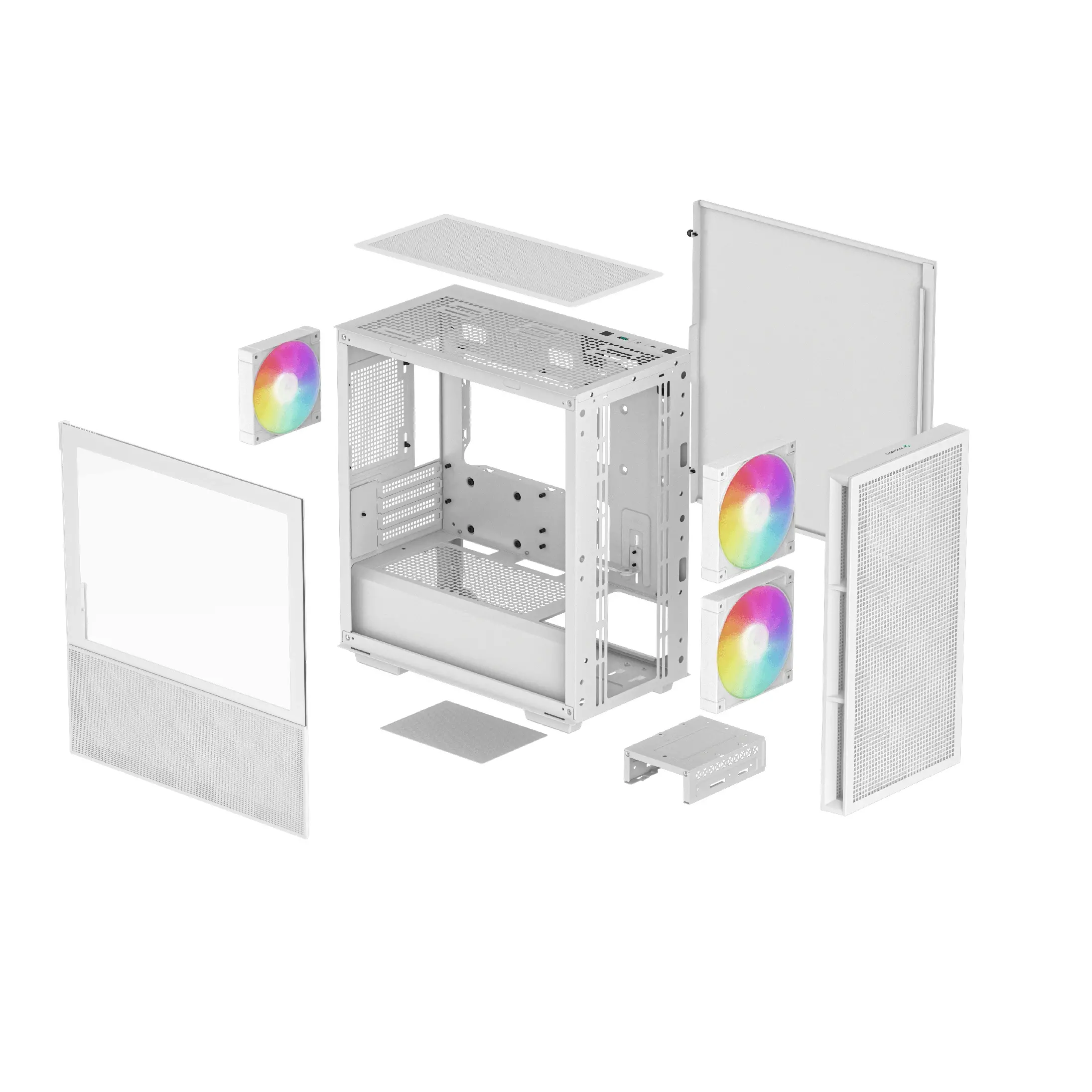 DeepCool кутия Case mATX - CH360 WH - image 12