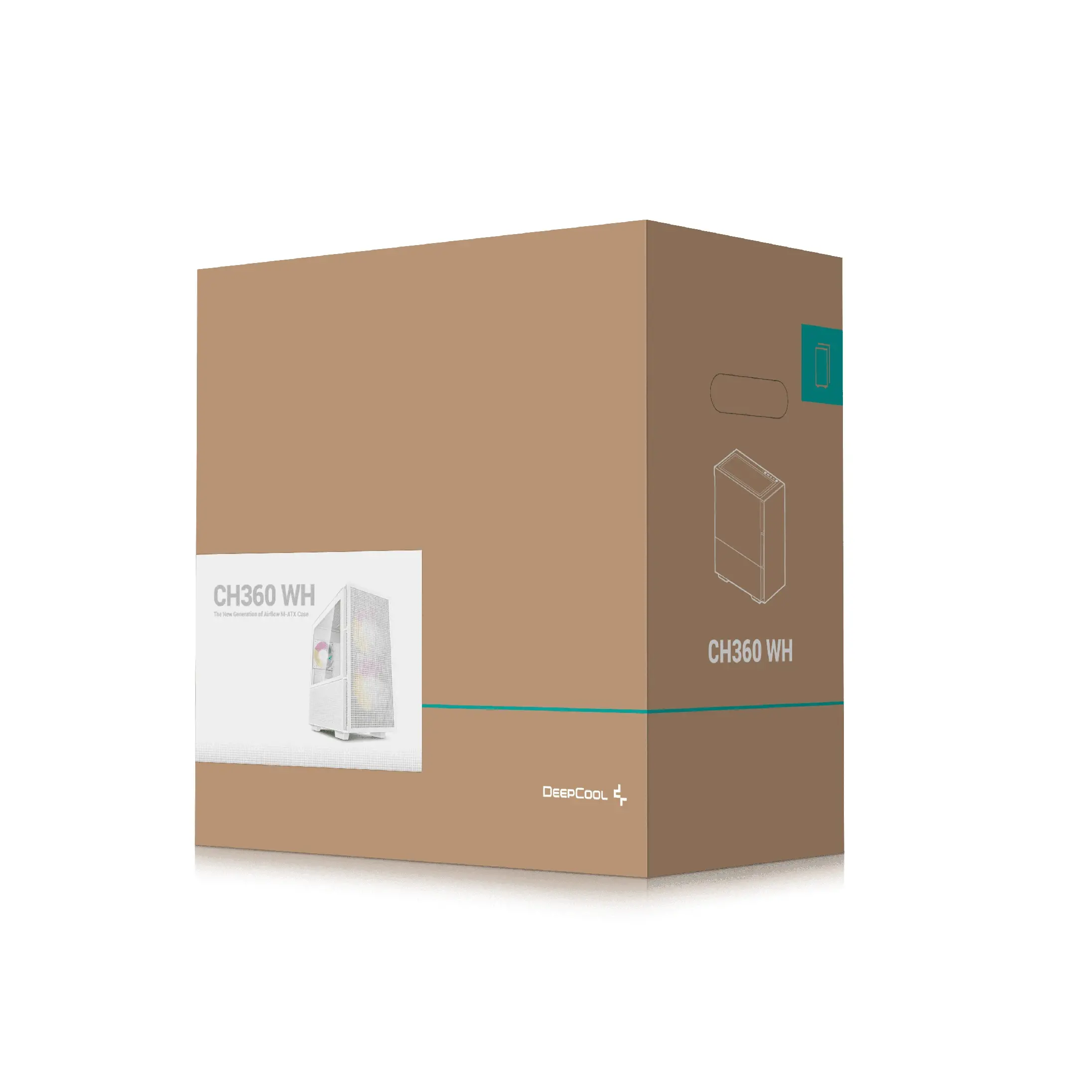 DeepCool кутия Case mATX - CH360 WH - image 14