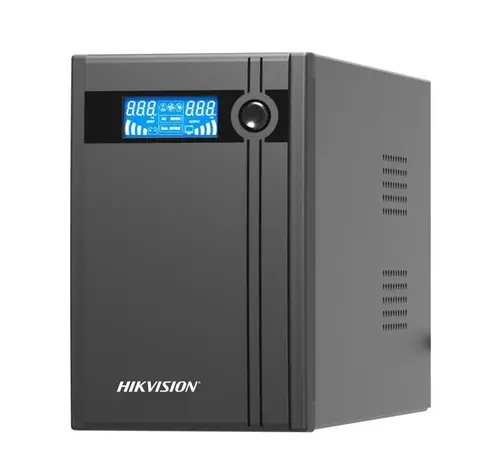 UPS Hikvision DS-UPS2000, 2000VA/ 1200W, ТЗИ, 2 x 12V 9Ah, LCD Screen