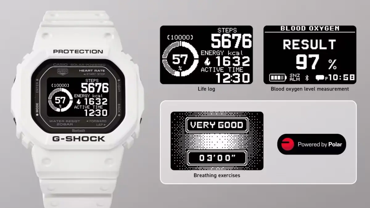 Ανδρικό ρολόι Casio G-Shock G-Squad - DW-H5600-7ER - image 2