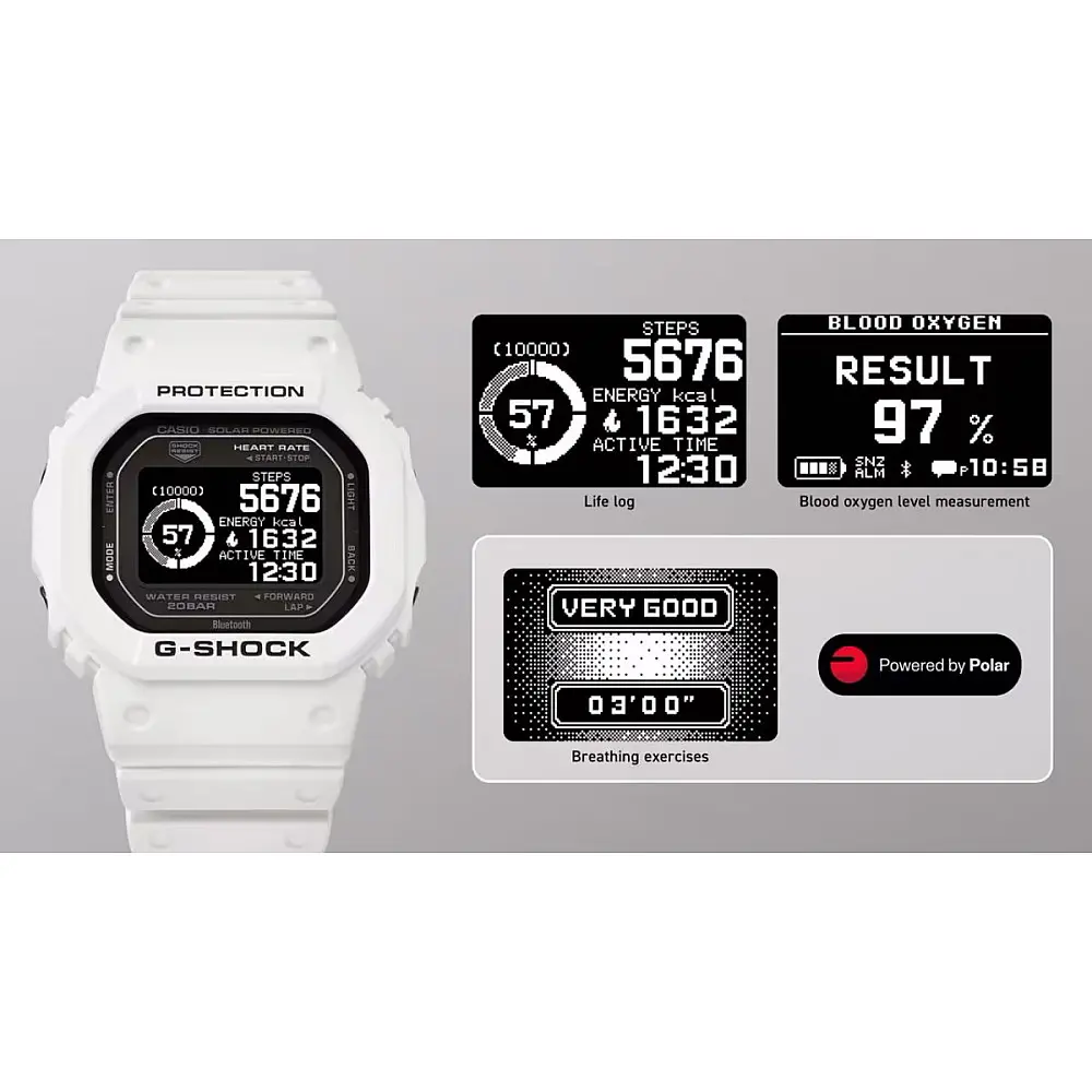 Мъжки часовник Casio G-Shock G-Squad - DW-H5600-7ER - image 2