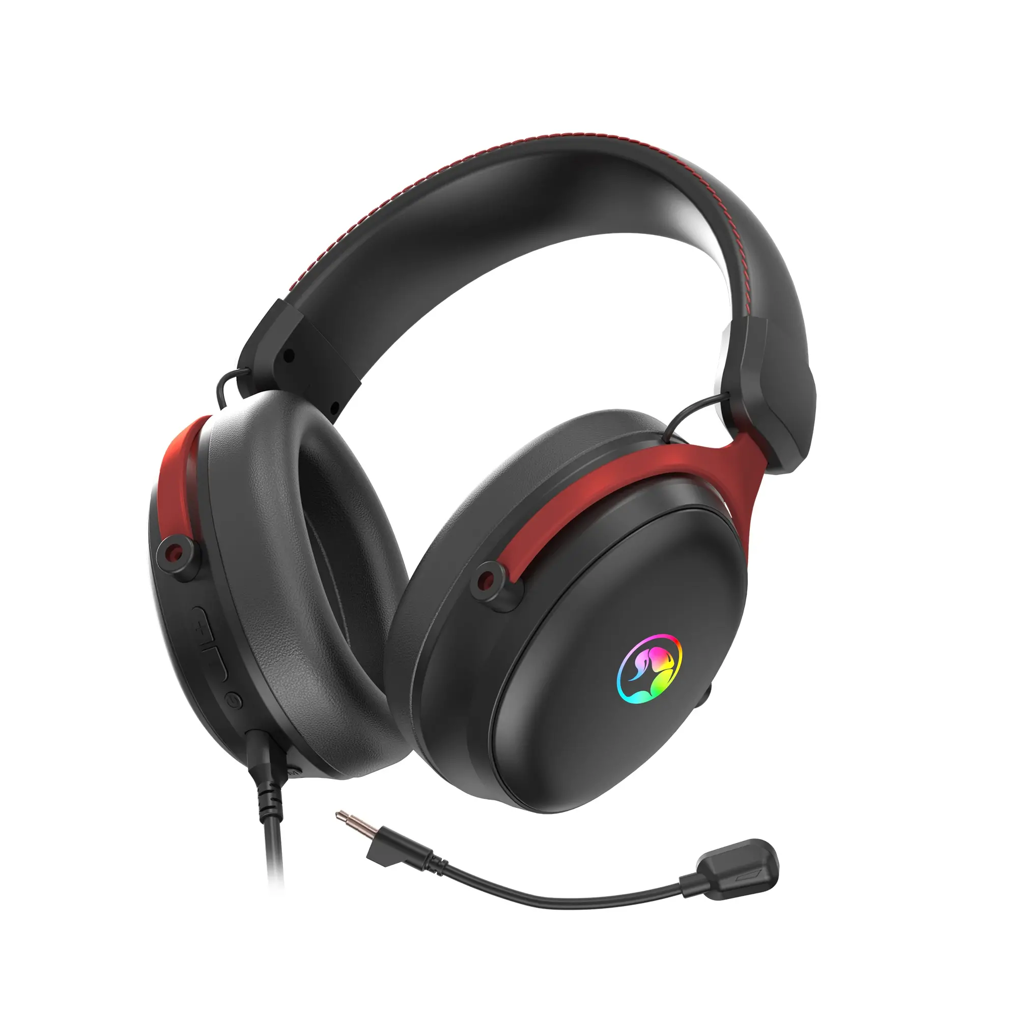 Marvo безжични геймърски слушалки Gaming Headphones Tactic X Pro - Bluetooth, 2.4G, 7.1, RGB - MARVO-HG9076W - image 5