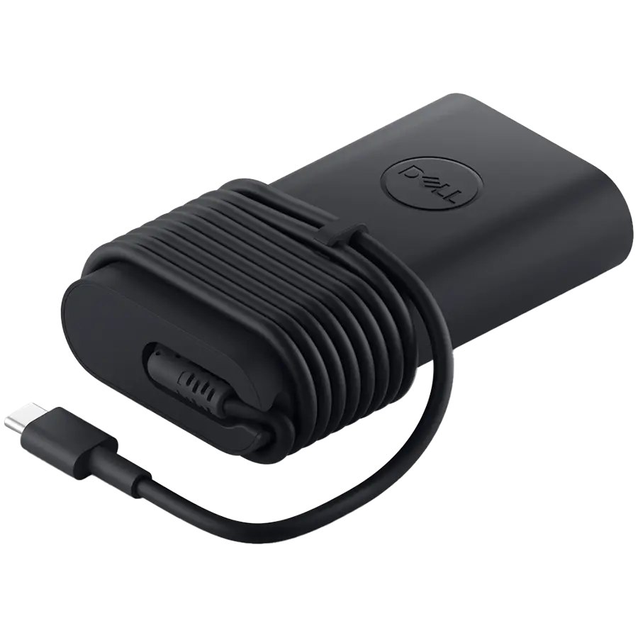 Dell 100W USB-C GaN Slim adaptor AC cu cablu de alimentare - Europa - 1 an garanție limitată hardware