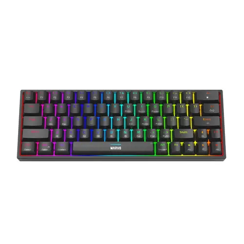 Marvo геймърска клавиатура Gaming Mechanical keyboard Shogo 63 - TKL, 63 keys - KG955 - image 3