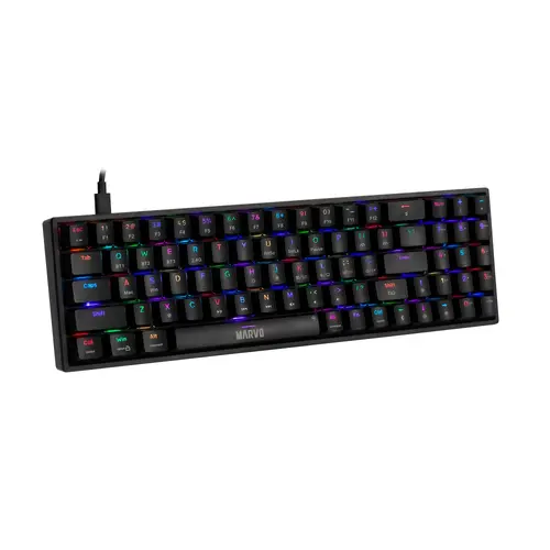 Marvo безжична механична геймърска клавиатура Wireless Gaming Mechanical keyboard Shogo 78W - KG956W - Bluetooth 5.0, 2.4G - image 1
