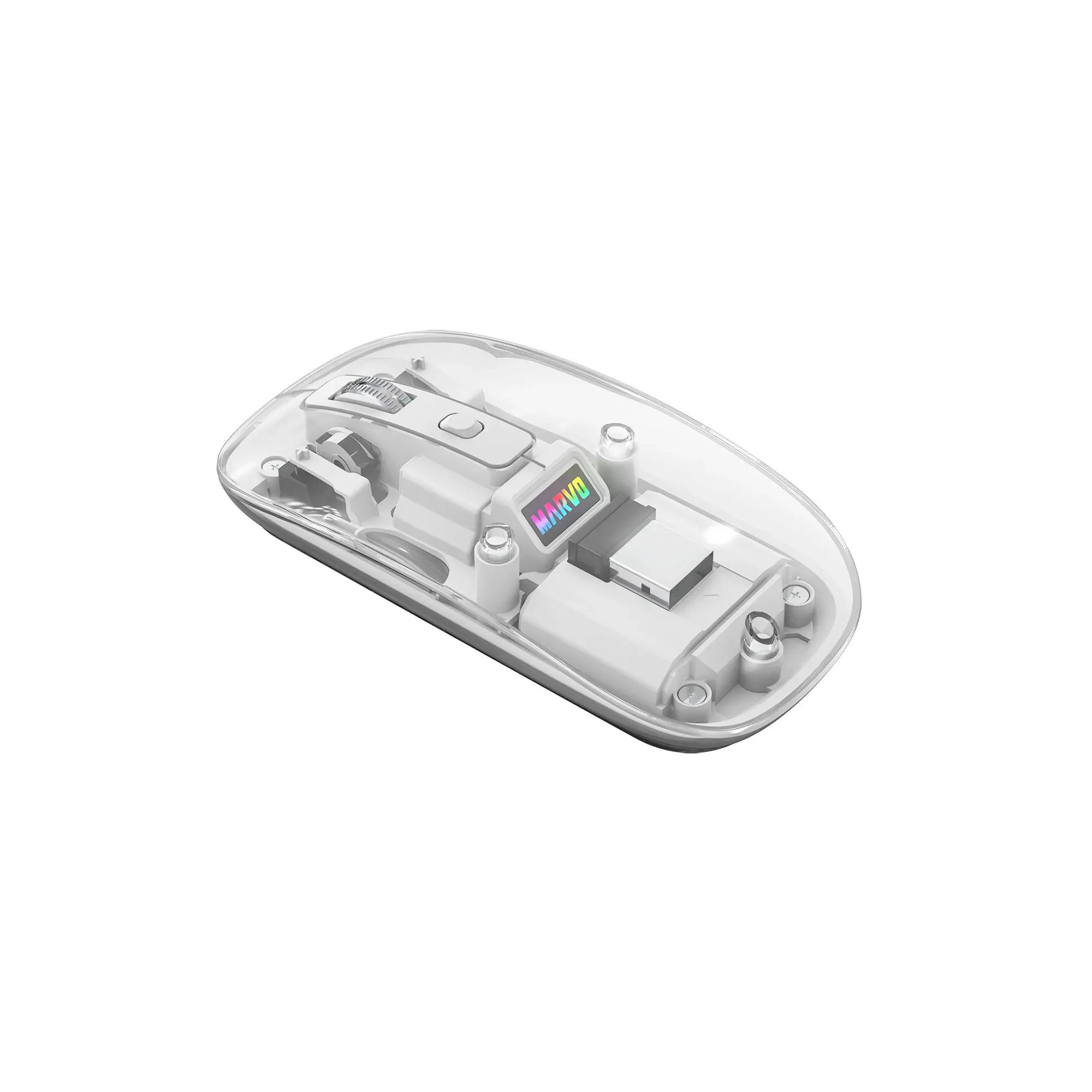 Marvo безжична мишка Wireless Mouse M810W White - 1600dpi, 2.4G, Bluetooth - image 1