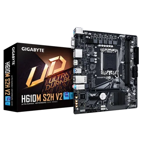 Дънна платка, GIGABYTE GB H610M S2H V2 /DDR5 /LGA1700 - 5