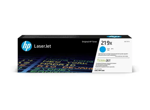 Консуматив, HP 219X High Yield Cyan Original LaserJet Toner Cartridge