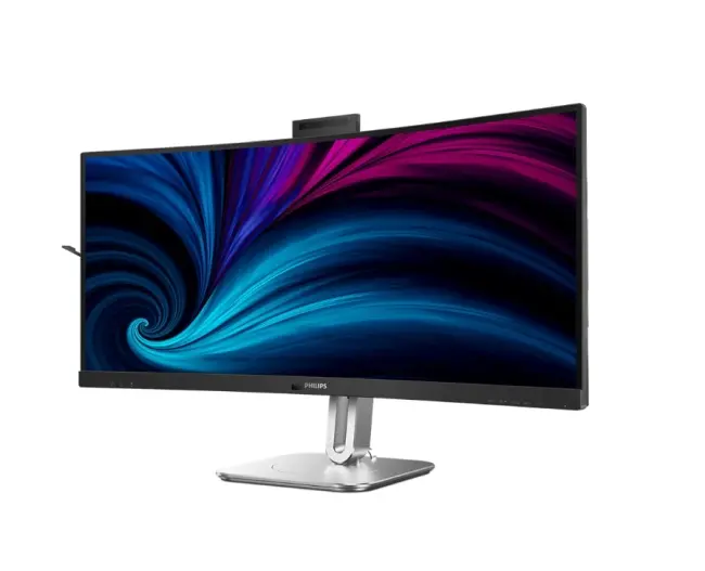 Монитор, Philips 34B2U6603CH, 34" Curved 1500R VA WLED, 3440x1440@120Hz, 4ms GtG, 550cd m/2, 4000:1, 50M:1DCR, Adaptive Sync, FlickerFree, SoftBlue, 5Wx2, Tilt, Height Adjust, Swivel, 2xHDMI, DP, USB hub - image 5