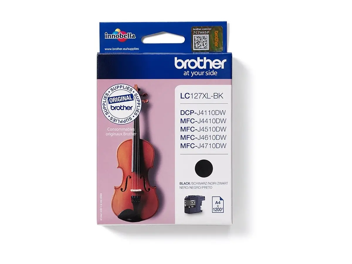 BROTHER LC-127XL ink cartridge black high capacity 1.200 pages 1-pack blister without alarm - image 2