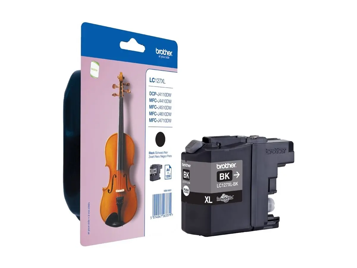 BROTHER LC-127XL ink cartridge black high capacity 1.200 pages 1-pack blister without alarm - image 3