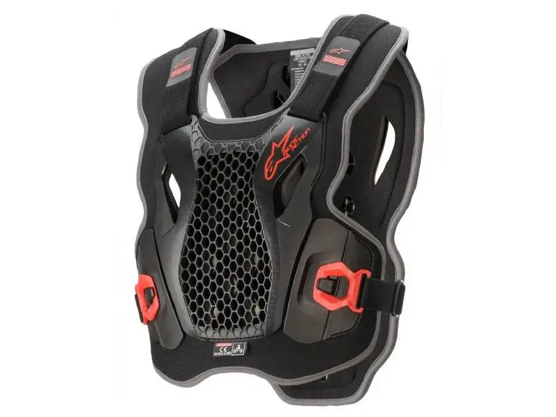 Протектор BIONIC ACTION CHEST PROTECTOR BLACK RED ALPINESTARS