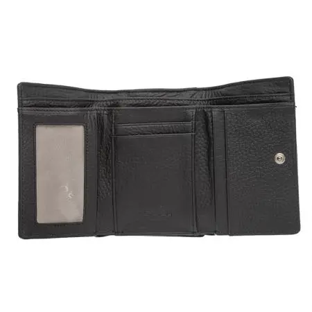 Portofel de damă culoare negru crocodil - ROSSI - 3