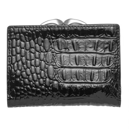 Portofel de damă culoare negru crocodil - ROSSI - image 4