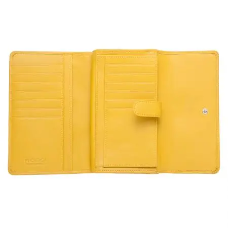 Дамски жълт портфейл - ROSSI - image 1