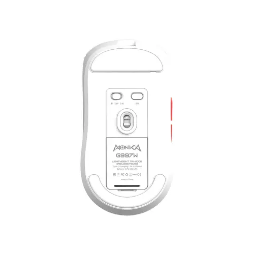Marvo безжична геймърска мишка Wireless Gaming Mouse Monka Prime G997W - 26000dpi, Bluetooth, 2.4G - image 4