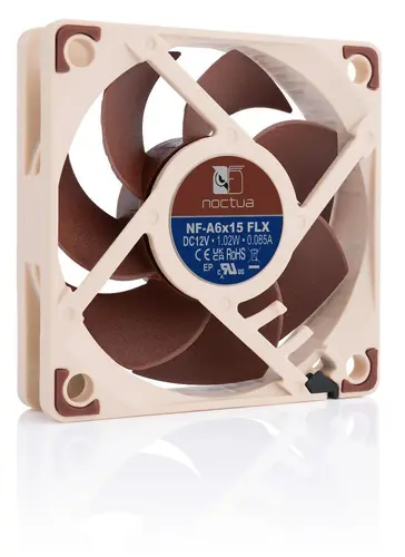 Noctua Вентилатор Fan 60x60x15mm 3500/3050/2250rpm NF-A6x15-FLX - image 2