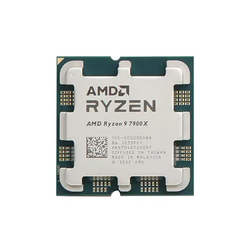 Επεξεργαστής AMD RYZEN 9 7900X TRAY 12 πυρήνων, 4.7 GHz, 64MB, 170W, AM5 - 1