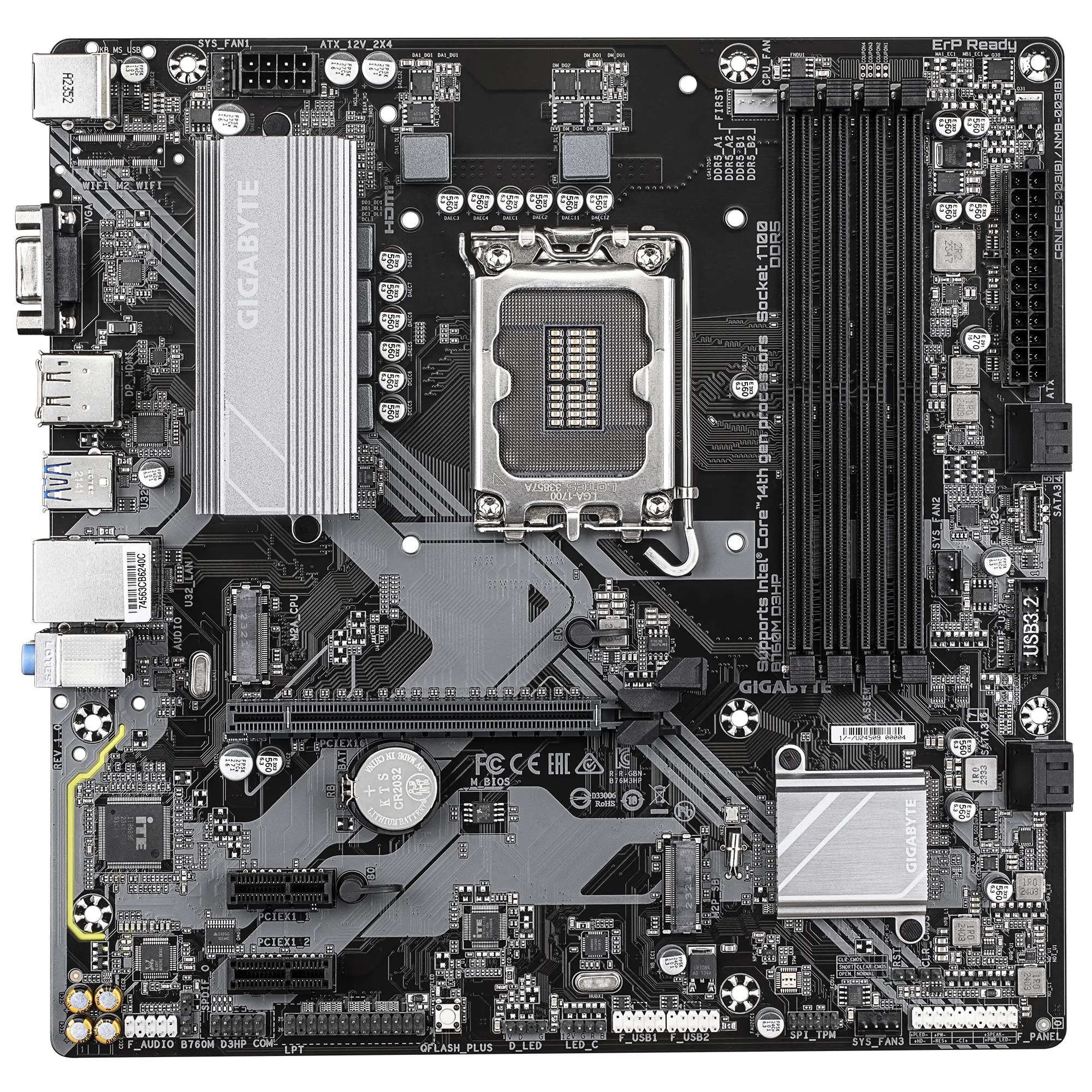 Placă de bază GIGABYTE B760M D3HP DDR5, socket 1700, mATX