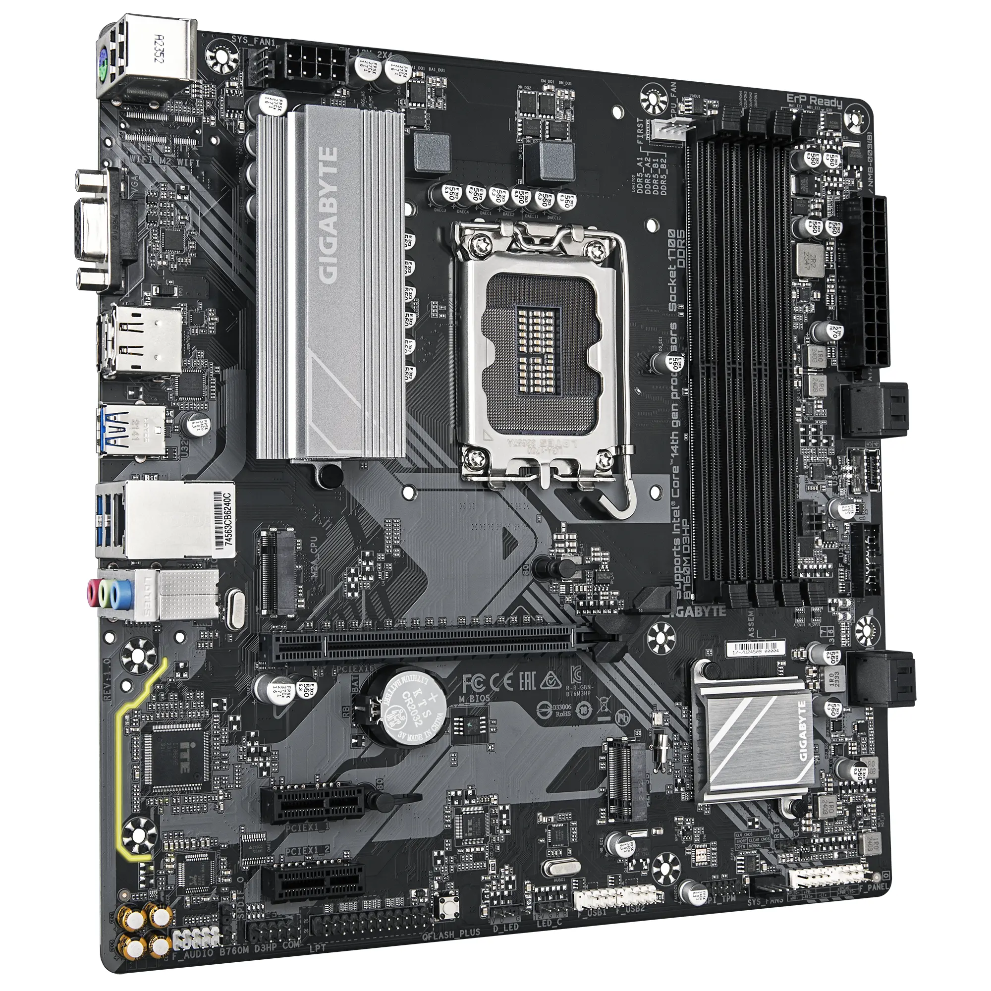 Дънна платка GIGABYTE B760M D3HP DDR5, socket 1700, mATX - image 1