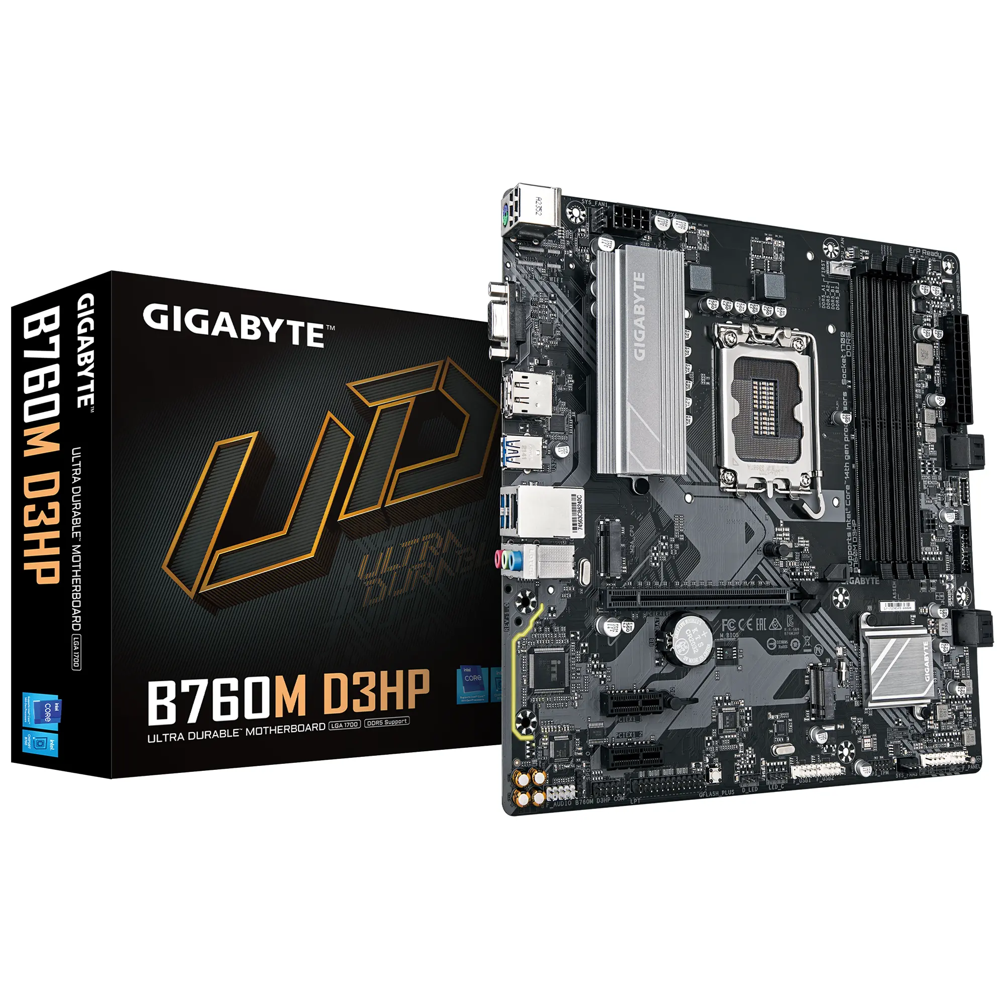 Дънна платка GIGABYTE B760M D3HP DDR5, socket 1700, mATX - image 3