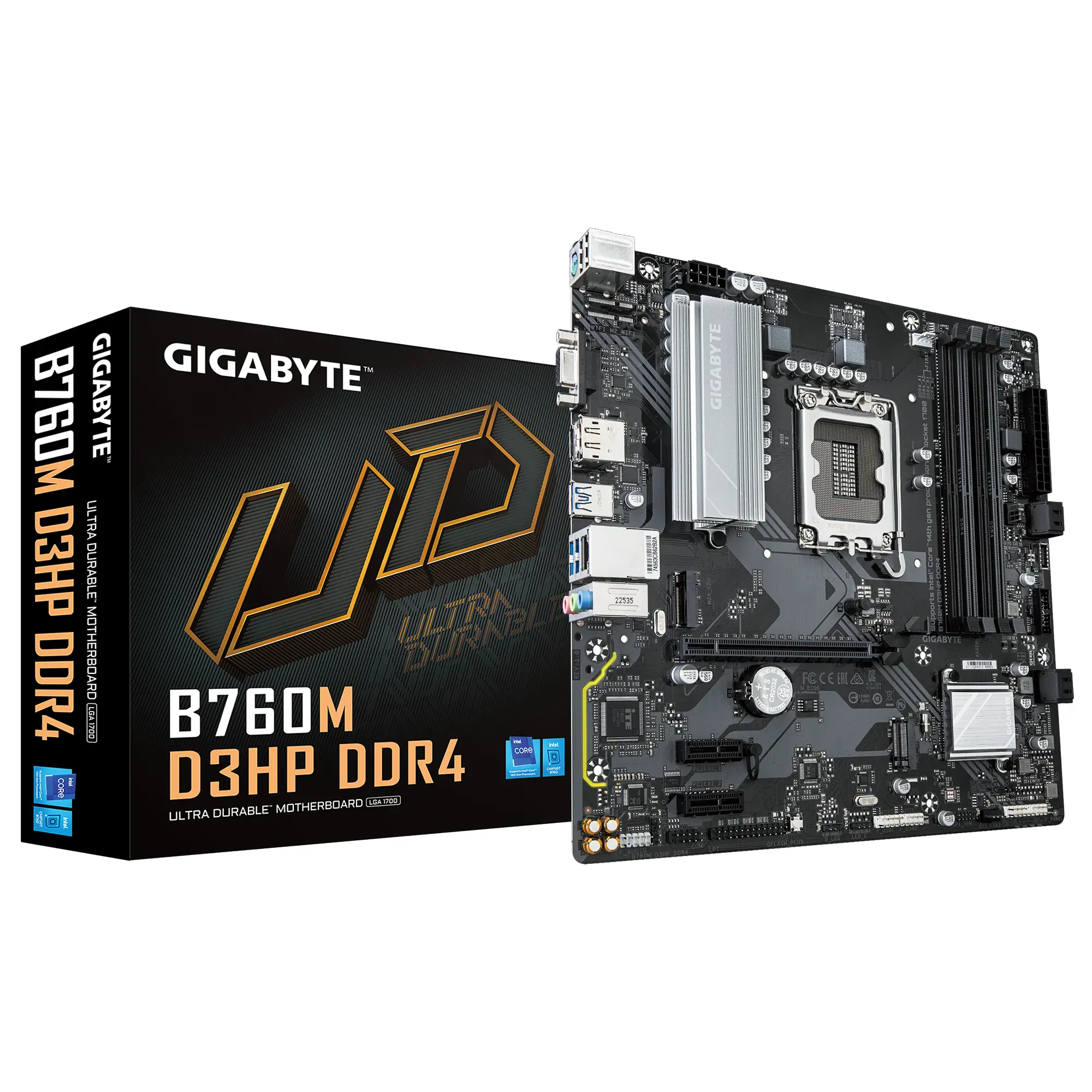 Дънна платка GIGABYTE B760M D3HP DDR4 socket 1700, mATX - image 3