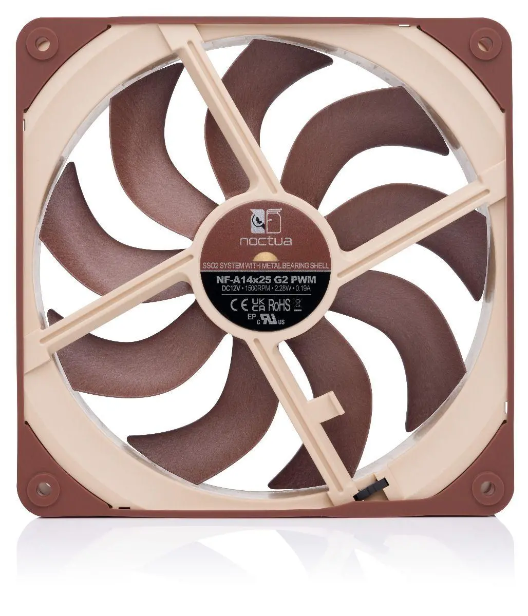 Noctua вентилатор Fan 140mm - NF-A14x25 G2 PWM - image 3