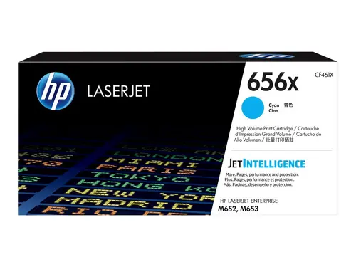 Консуматив, HP 656X High Yield Cyan Original LaserJet Toner Cartridge (CF461X)