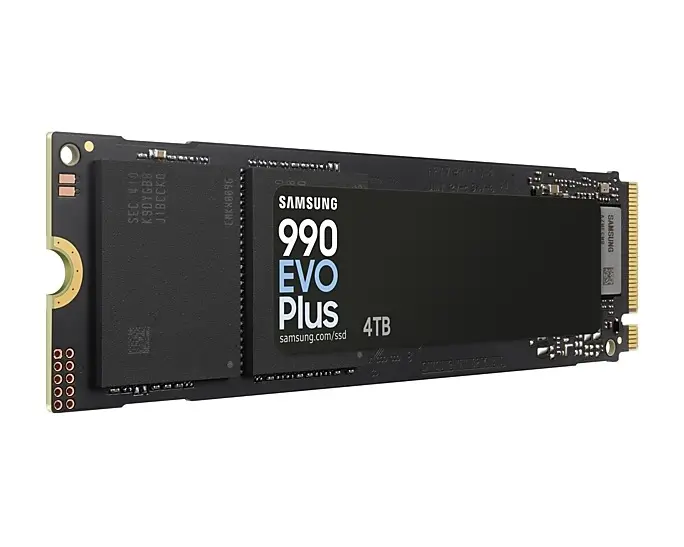 Твърд диск, Samsung SSD 990 EVO Plus 4TB PCIe 4.0 NVMe 2.0 M.2 V-NAND 3-bit MLC, 256-bit Encryption, Read 7150 MB/s Write 6300 MB/s - image 3