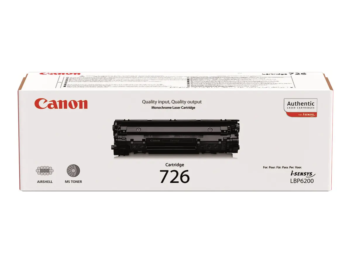 CANON CRG-726 toner cartridge black standard capacity 2.100 pages 1-pack - image 2
