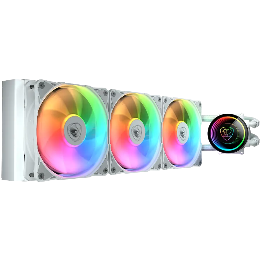 COUGAR POSEIDON ELITE ARGB 360 White AiO Liquid Watercooling - image 1