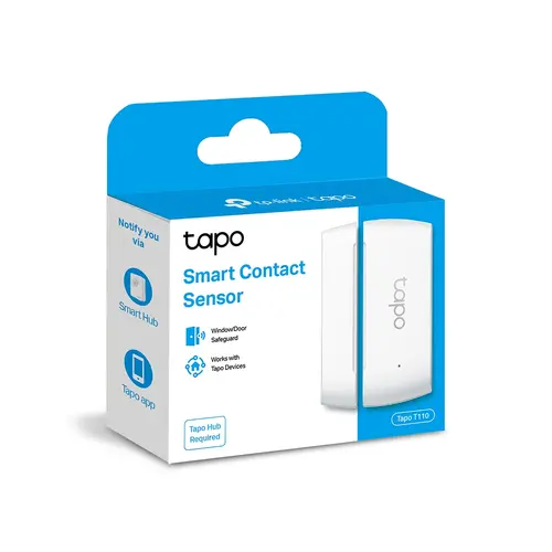 Senzor magnetic wireless pentru ferestre și uși TP-Link Tapo T110, până la 15mm - 8