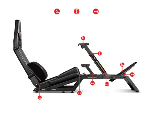 Геймърски стол Next Level Racing Cockpit Racing Simulator F-GT - image 3