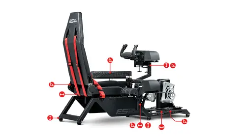 Геймърски стол Next Level Racing Flight Simulator - image 4