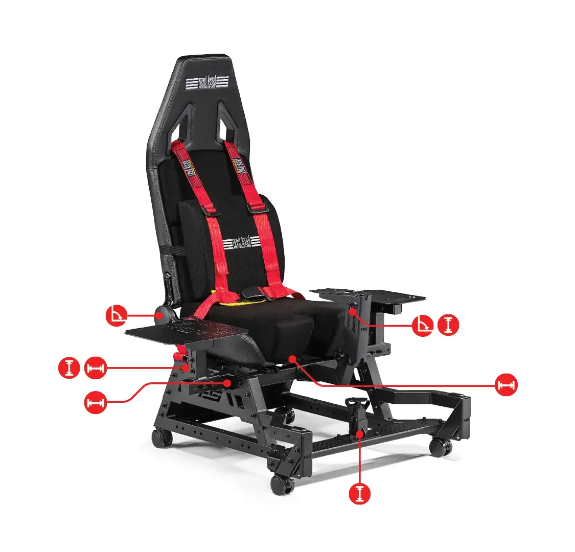 Седалка за Авио симулатор Next Level Racing Flight Seat Pro - image 2