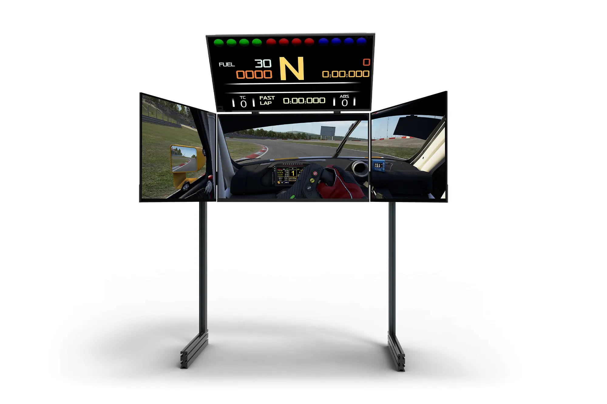 Стойка за монитор Next Level Racing Elite Freestanding Quad Monitor Stand Carbon Grey - image 2