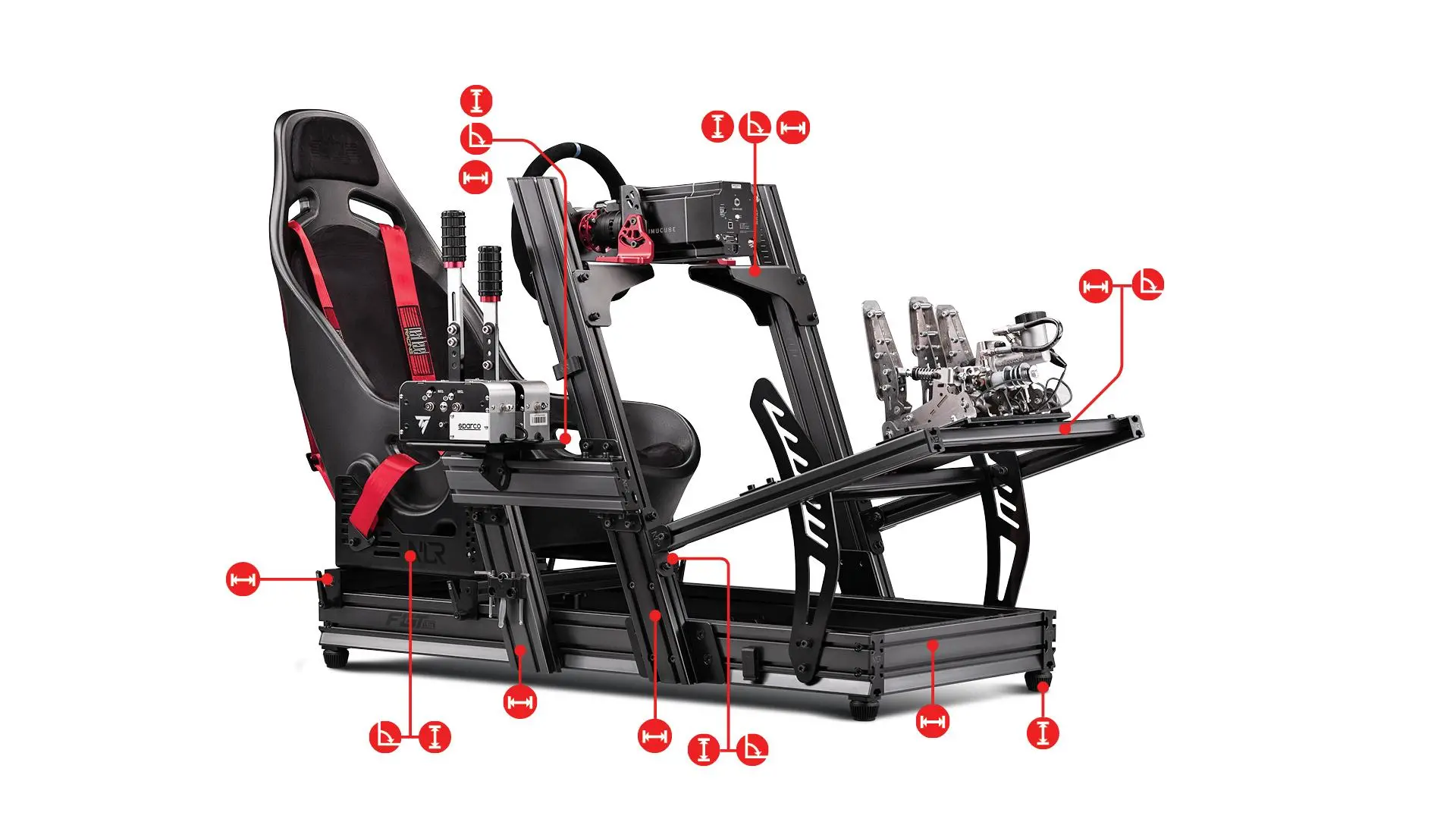 Кокпит симулатор Next Level Racing F-GT Elite - Front and Side Mount Edition - image 6