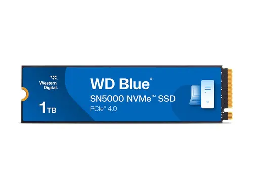 SSD WD Blue SN5000 NVMe (M.2 2280, 1TB, PCIe Gen4 16GT/s, up to 4 Lanes)