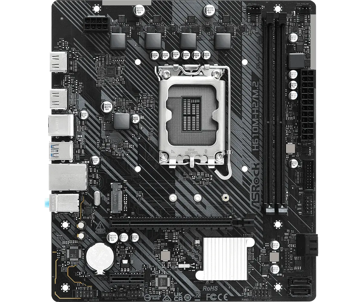 Placă de bază, ASROCK H610M-H2/M.2 /DDR4 - image 1