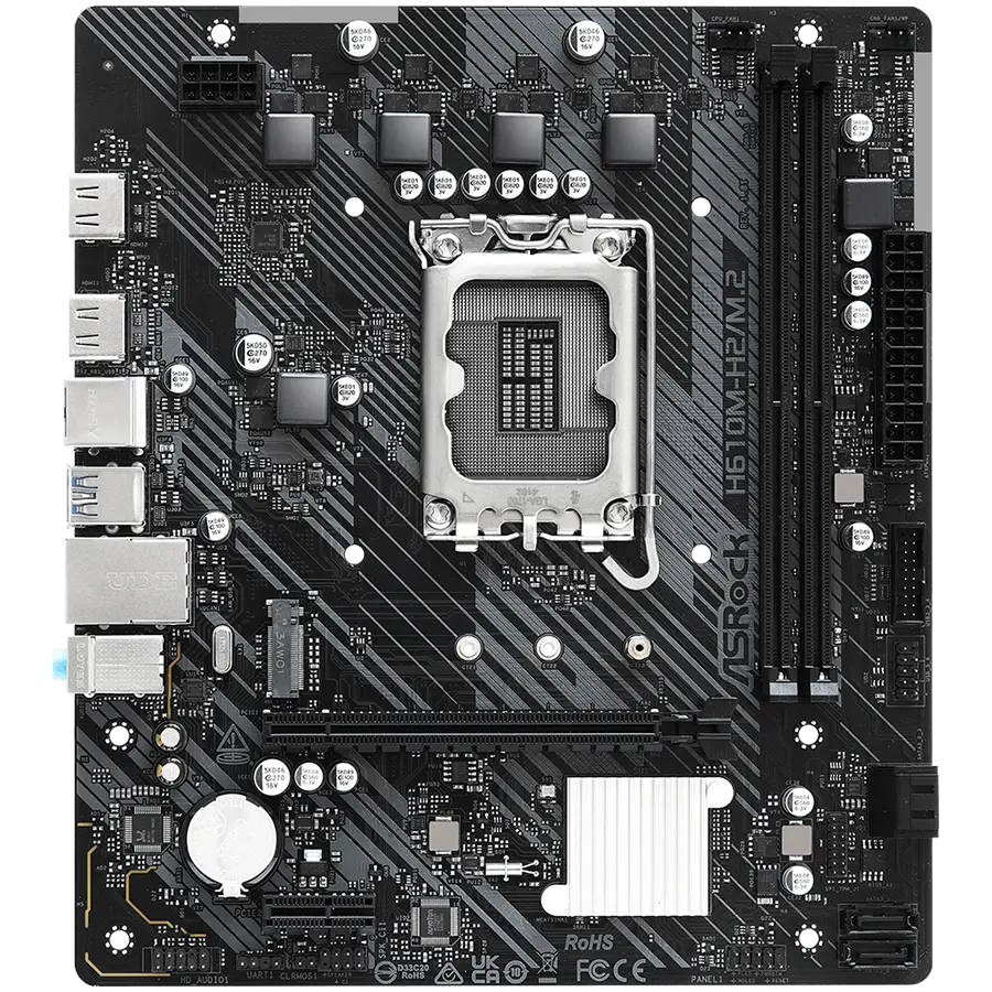 Дънна платка, ASROCK H610M-H2/M.2 /DDR4 - image 1