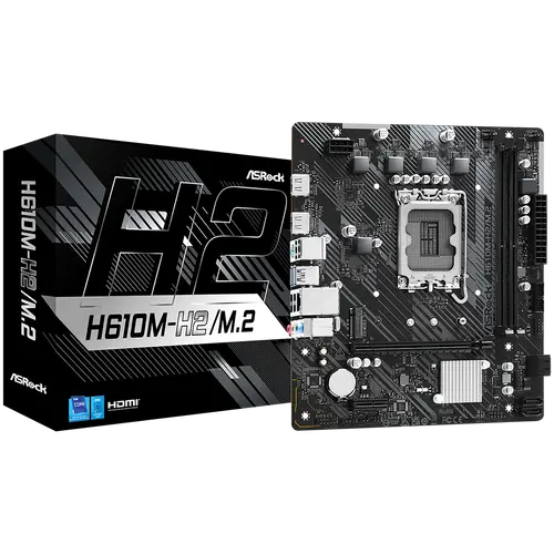 Дънна платка, ASROCK H610M-H2/M.2 /DDR4 Дънна платка, ASROCK H610M-H2/M.2 /DDR4