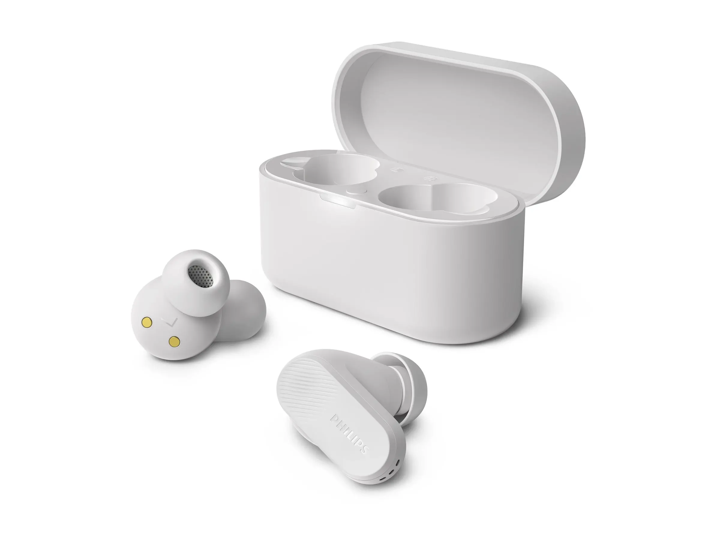 PHILIPS слушалки True wireless IPX4 моно режим до 24 часа време за възпроизвеждане бели - image 1