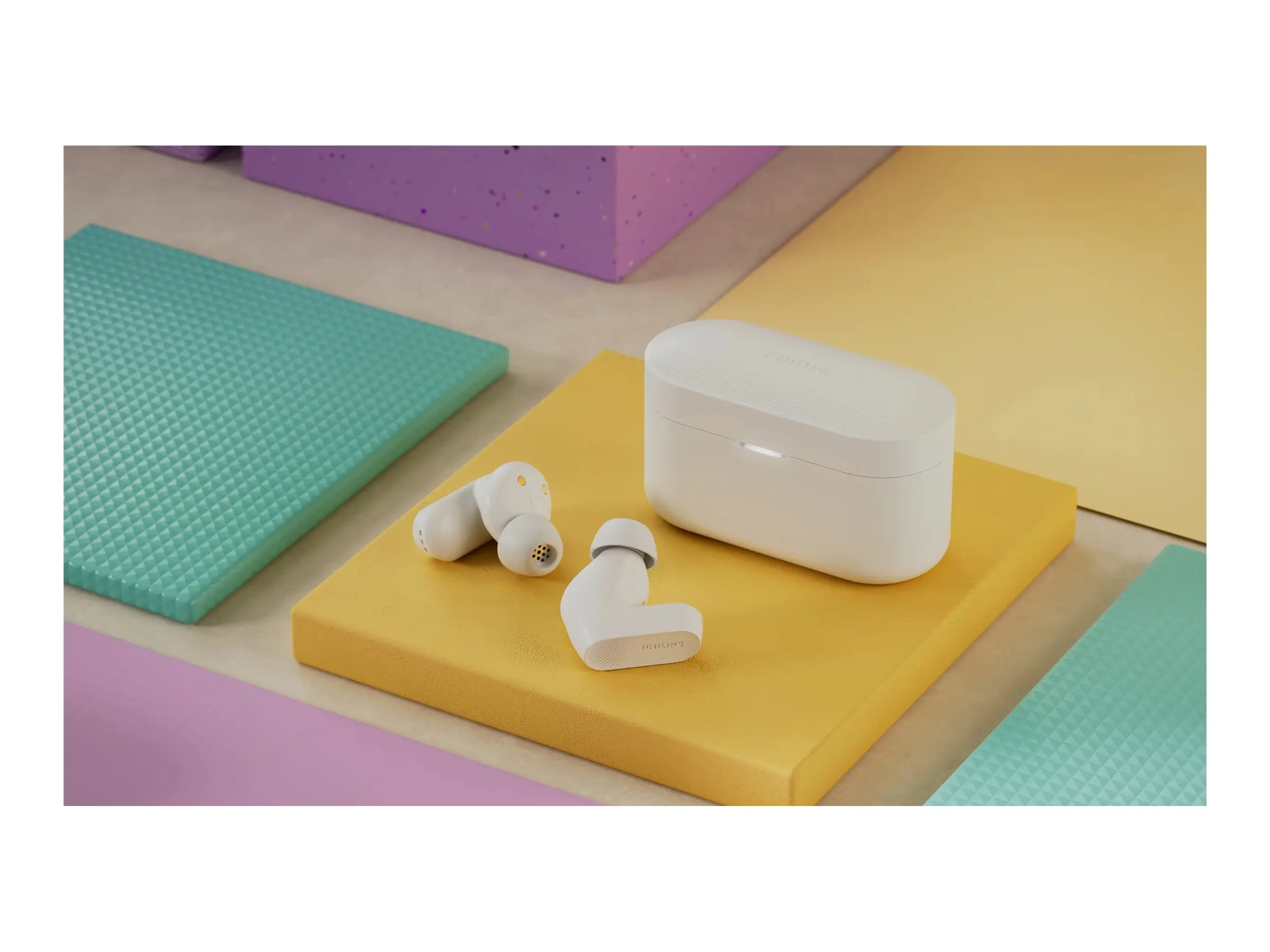 PHILIPS слушалки True wireless IPX4 моно режим до 24 часа време за възпроизвеждане бели - image 9