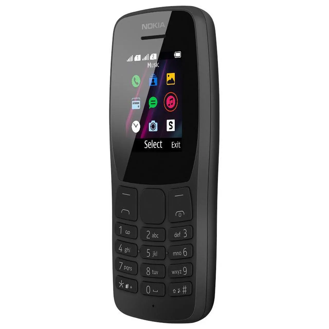 Мобилен телефон Nokia 110 Dual Sim, Черен - image 2