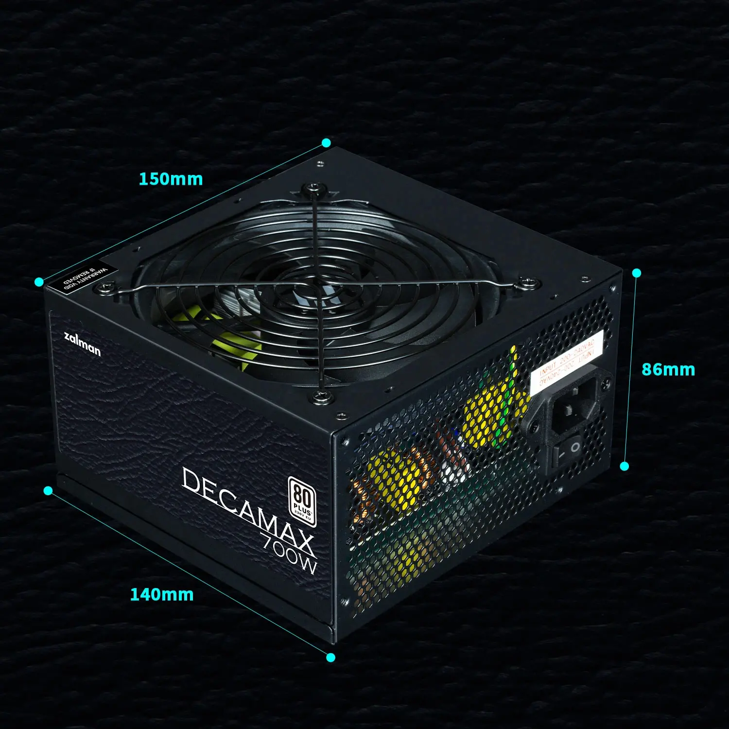 Zalman захранване PSU DecaMax 700W 80+ ZM700-LX3 - image 20