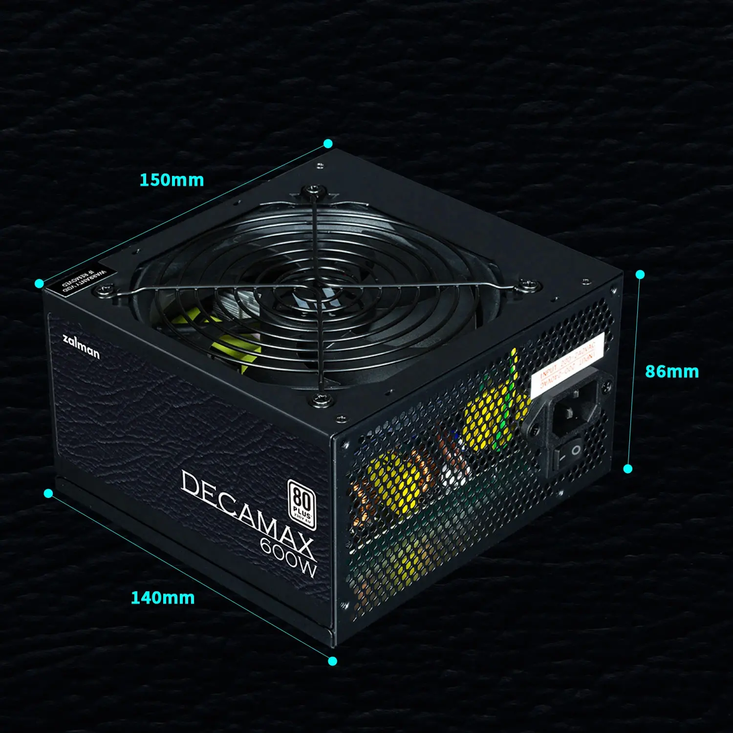 Zalman τροφοδοτικό PSU DecaMax 600W 80+ ZM600-LX3 - image 11