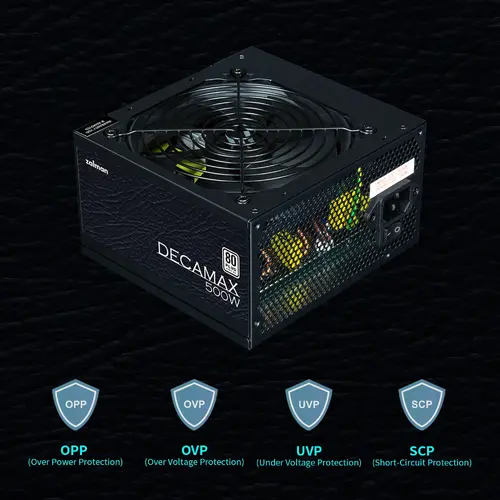 Zalman τροφοδοτικό PSU DecaMax 500W 80+ ZM500-LX3 - 12