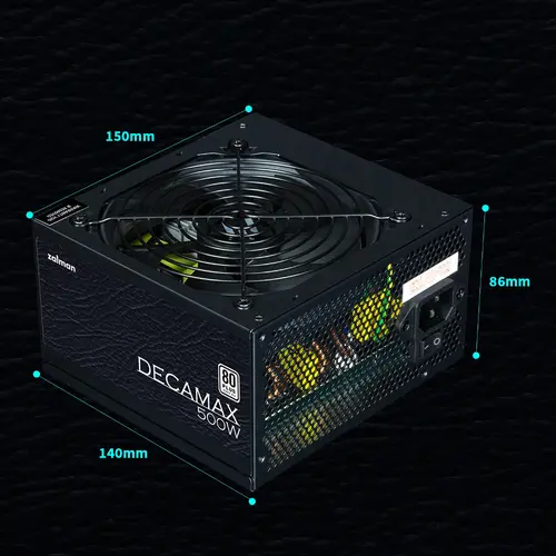 Zalman sursă de alimentare PSU DecaMax 500W 80+ ZM500-LX3 - 13